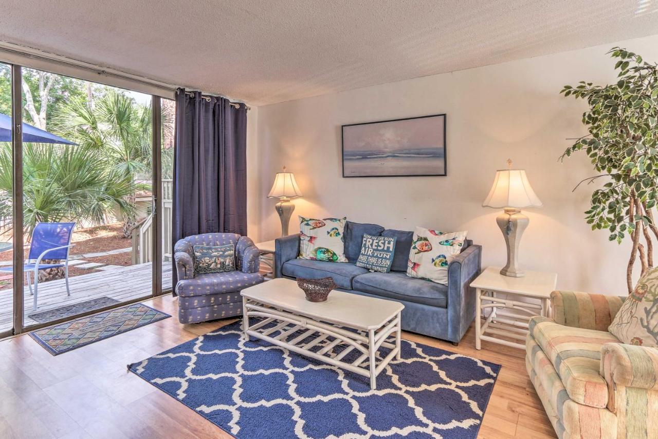 Hilton Head Island Townhome Patio, Walk To Beach Exterior photo
